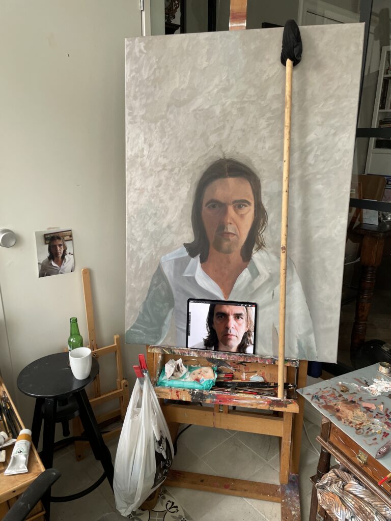 Self Portrait work in progress